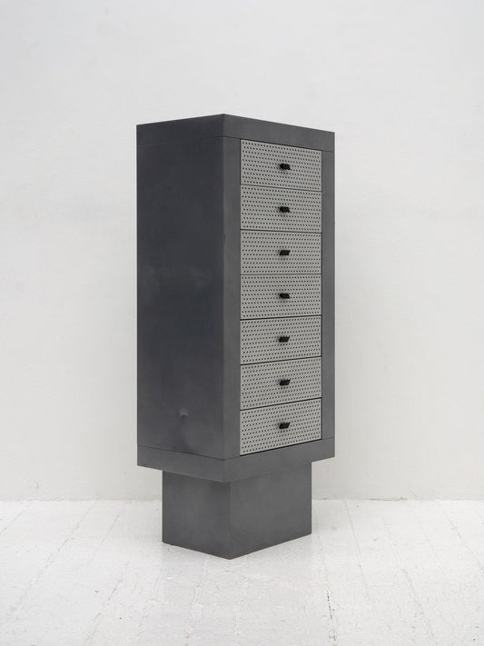 Settimanale Chest of Drawers Tallboy by Matteo Thun for Bieffeplast, 1985 Dressers