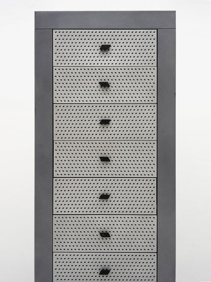Settimanale Chest of Drawers Tallboy by Matteo Thun for Bieffeplast, 1985 Dressers