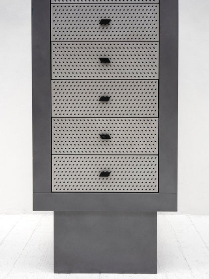 Settimanale Chest of Drawers Tallboy by Matteo Thun for Bieffeplast, 1985 Dressers