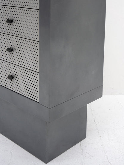 Settimanale Chest of Drawers Tallboy by Matteo Thun for Bieffeplast, 1985 Dressers