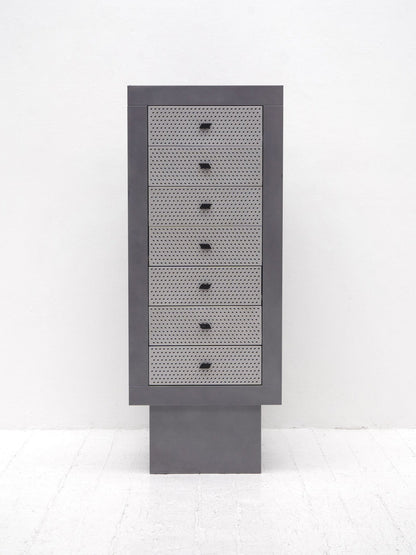 Settimanale Chest of Drawers Tallboy by Matteo Thun for Bieffeplast, 1985 Dressers