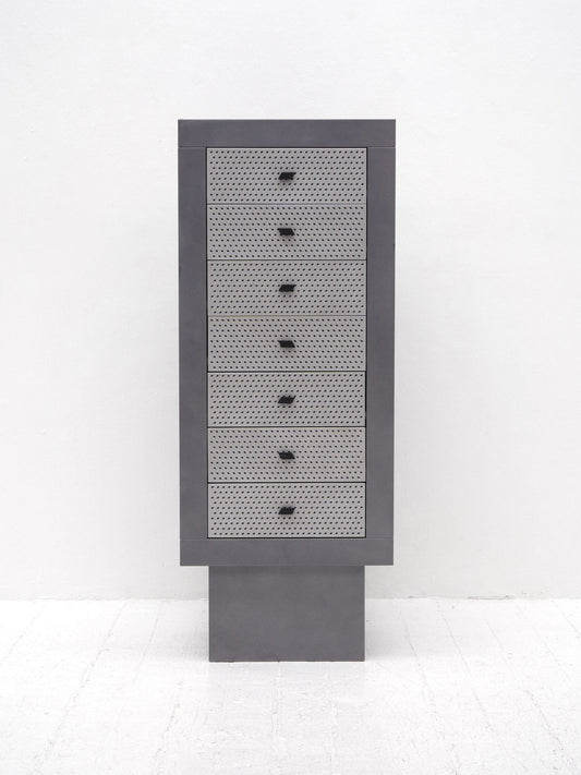 Settimanale Chest of Drawers Tallboy by Matteo Thun for Bieffeplast, 1985 Dressers