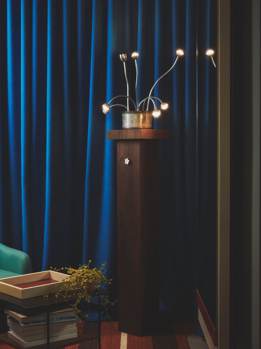 Seven Flowers and a Stand Floor Lamps