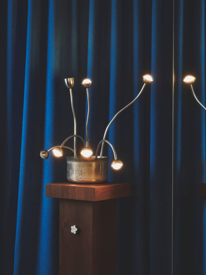 Seven Flowers and a Stand Floor Lamps