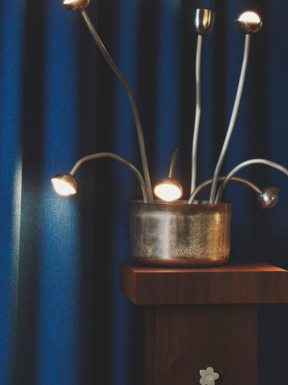 Seven Flowers and a Stand Floor Lamps