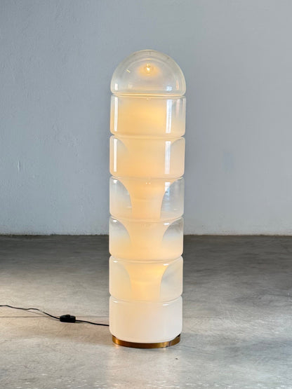 Sfumato Glass Floor Lamp Model "LT316" by Carlo Nason for Vetrerie Nason, 1960s Floor Lamps