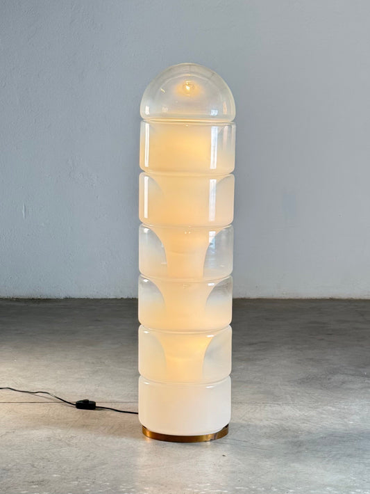 Sfumato Glass Floor Lamp Model "LT316" by Carlo Nason for Vetrerie Nason, 1960s Floor Lamps