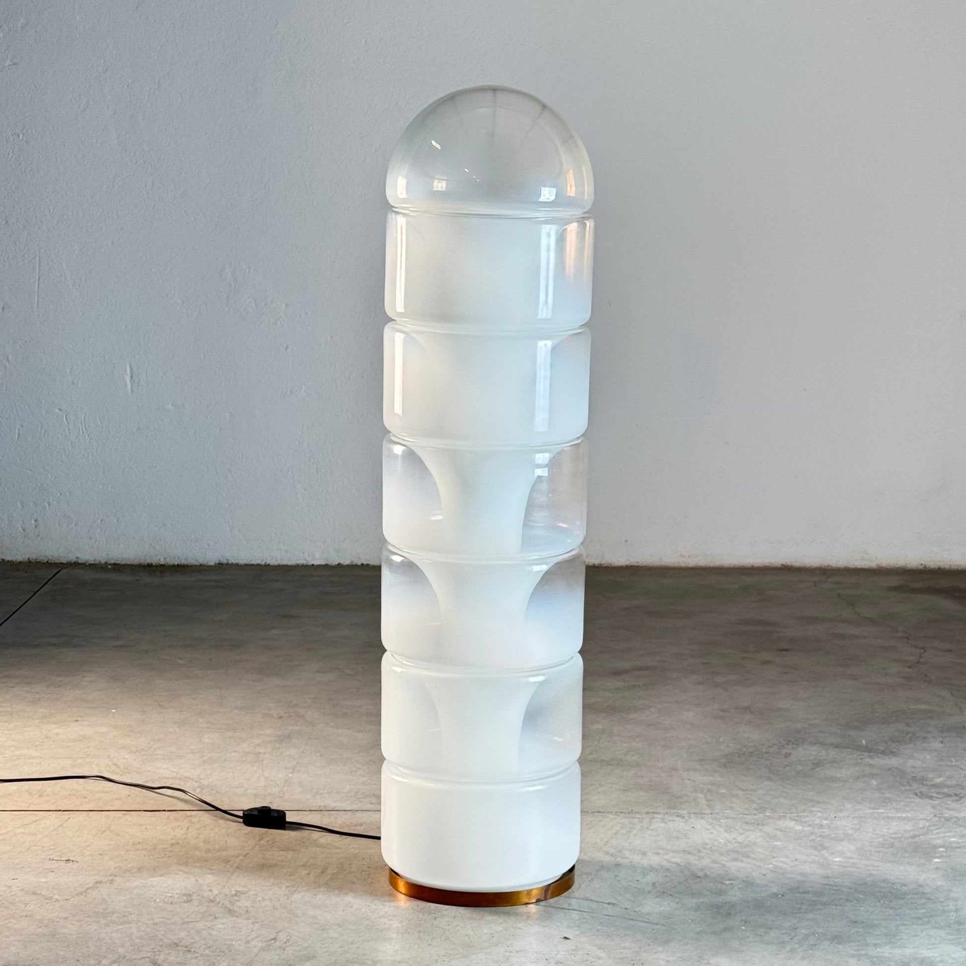 Sfumato Glass Floor Lamp Model "LT316" by Carlo Nason for Vetrerie Nason, 1960s Floor Lamps