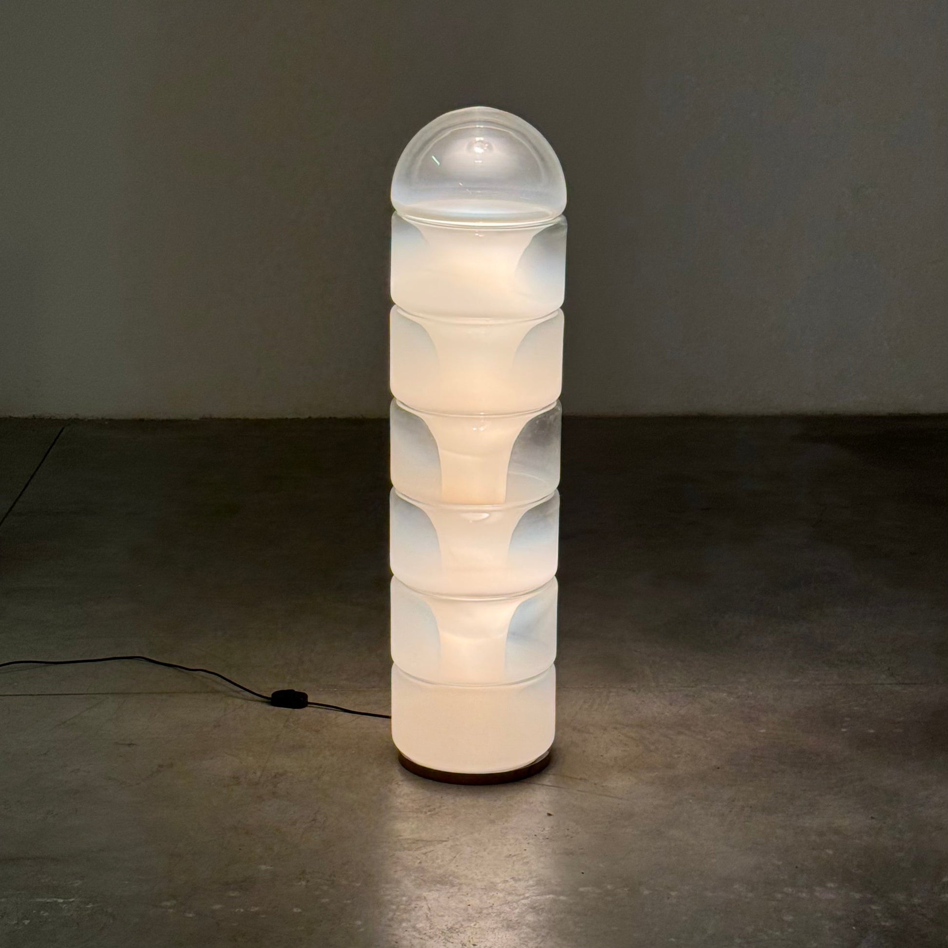 Sfumato Glass Floor Lamp Model "LT316" by Carlo Nason for Vetrerie Nason, 1960s Floor Lamps