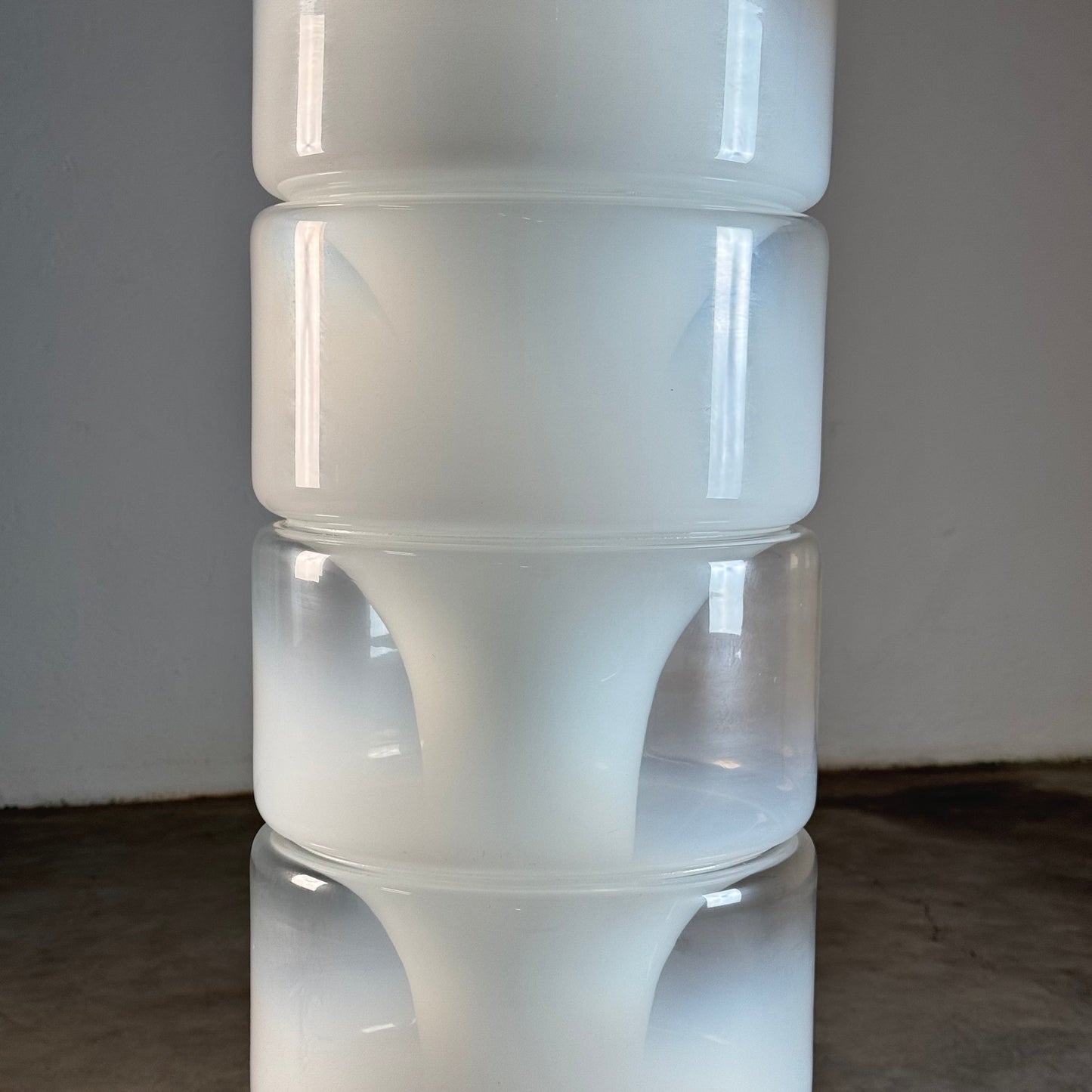 Sfumato Glass Floor Lamp Model "LT316" by Carlo Nason for Vetrerie Nason, 1960s Floor Lamps