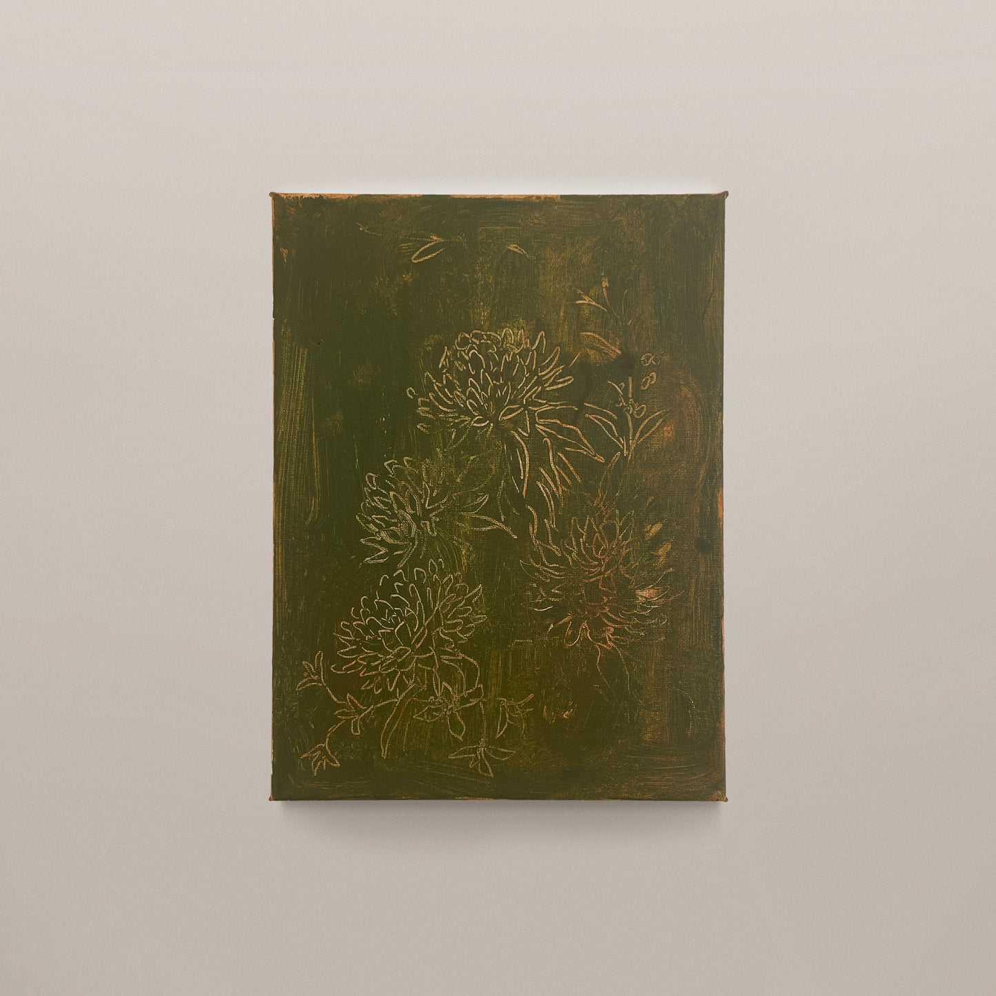 Sgraffito in Green, 2025 Artwork