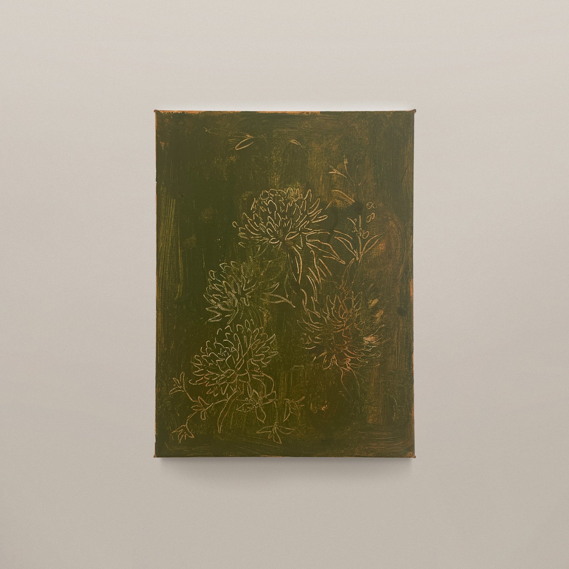 Sgraffito in Green, 2025 Artwork