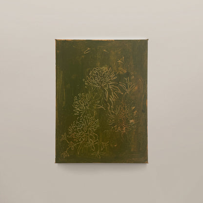 Sgraffito in Green, 2025 Artwork