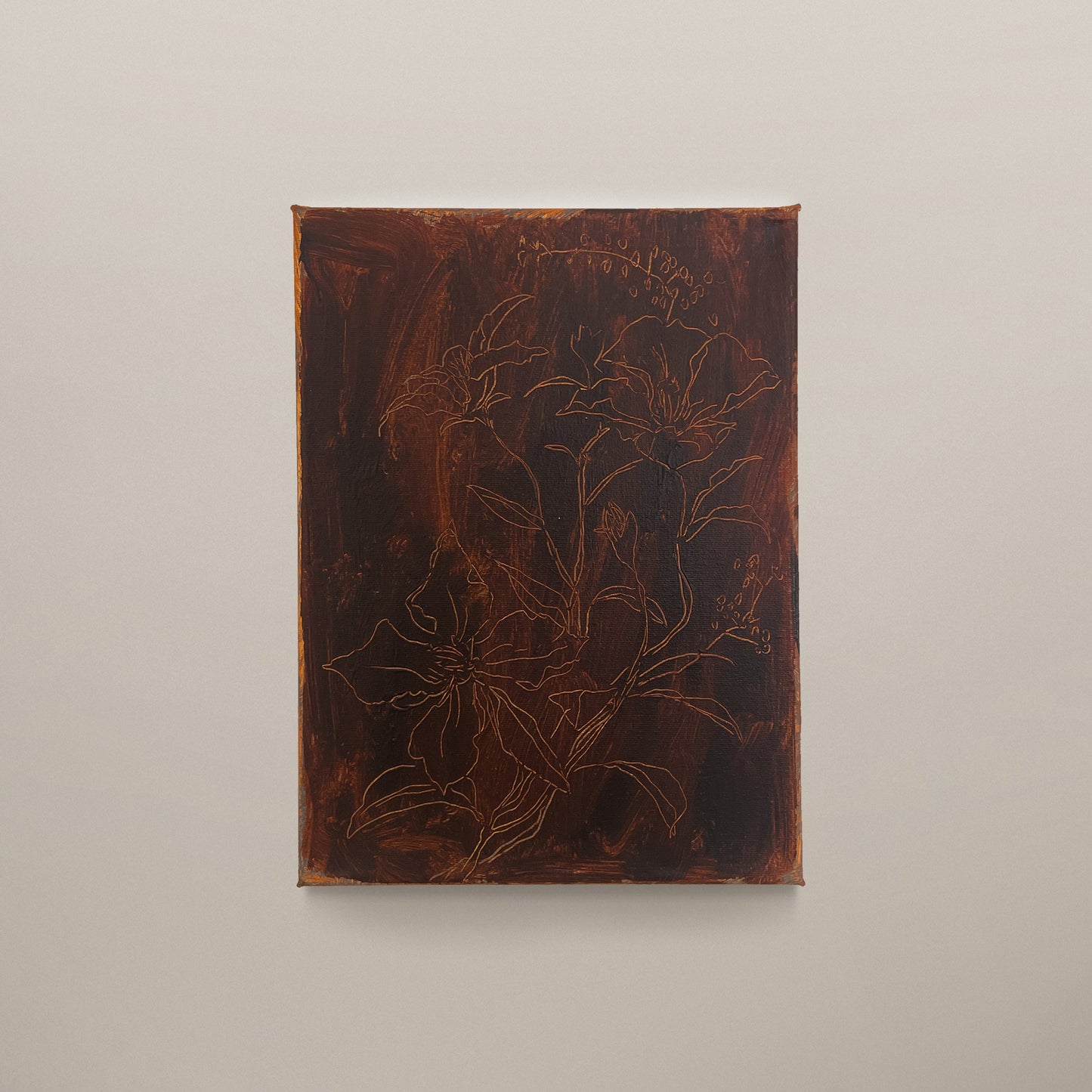 Sgraffito in Umber, 2025 Artwork