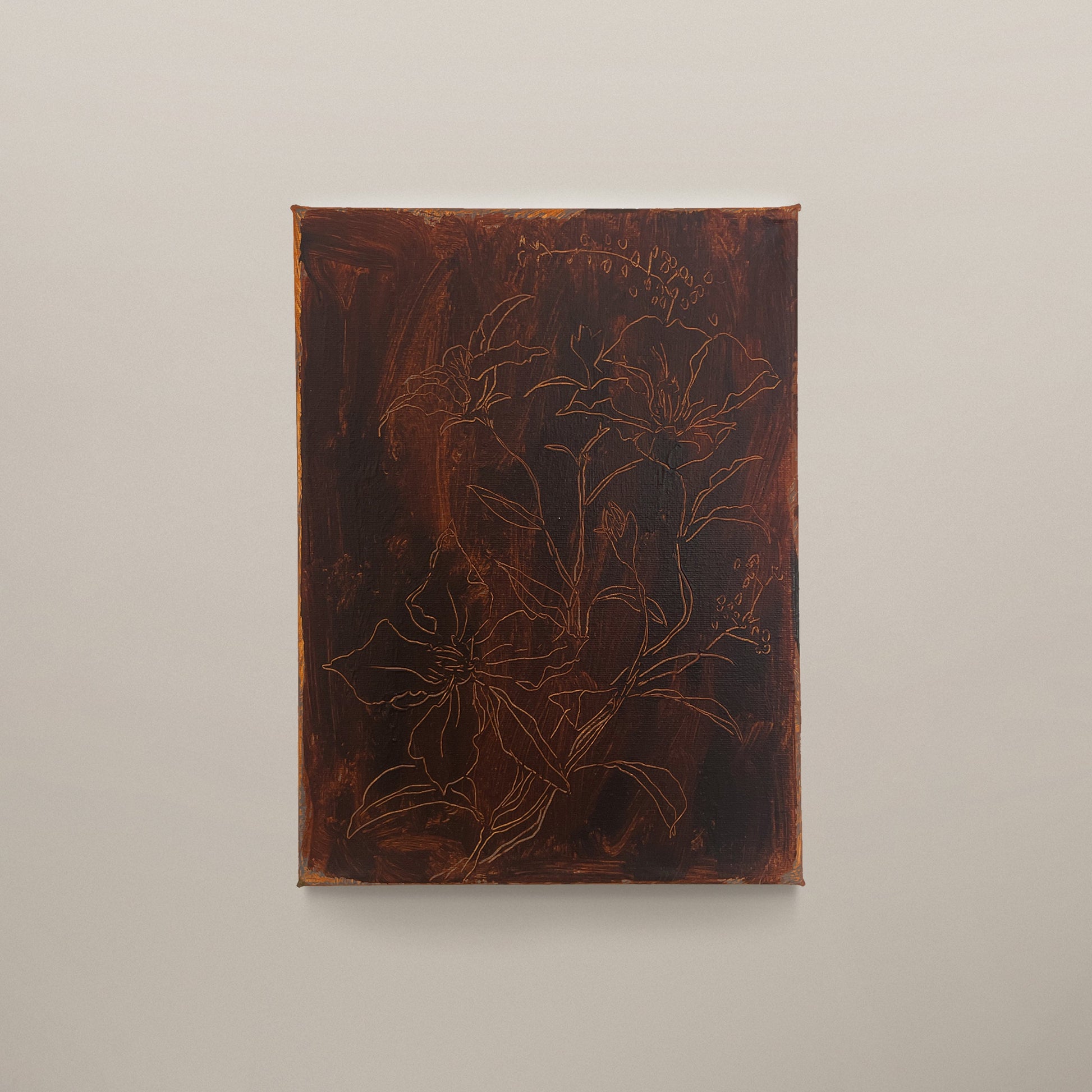 Sgraffito in Umber, 2025 Artwork