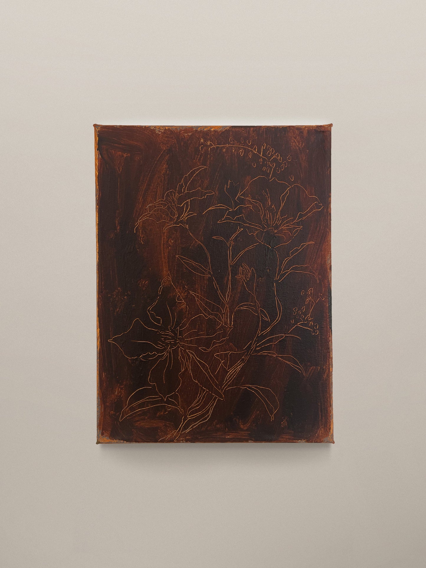 Sgraffito in Umber, 2025 Artwork