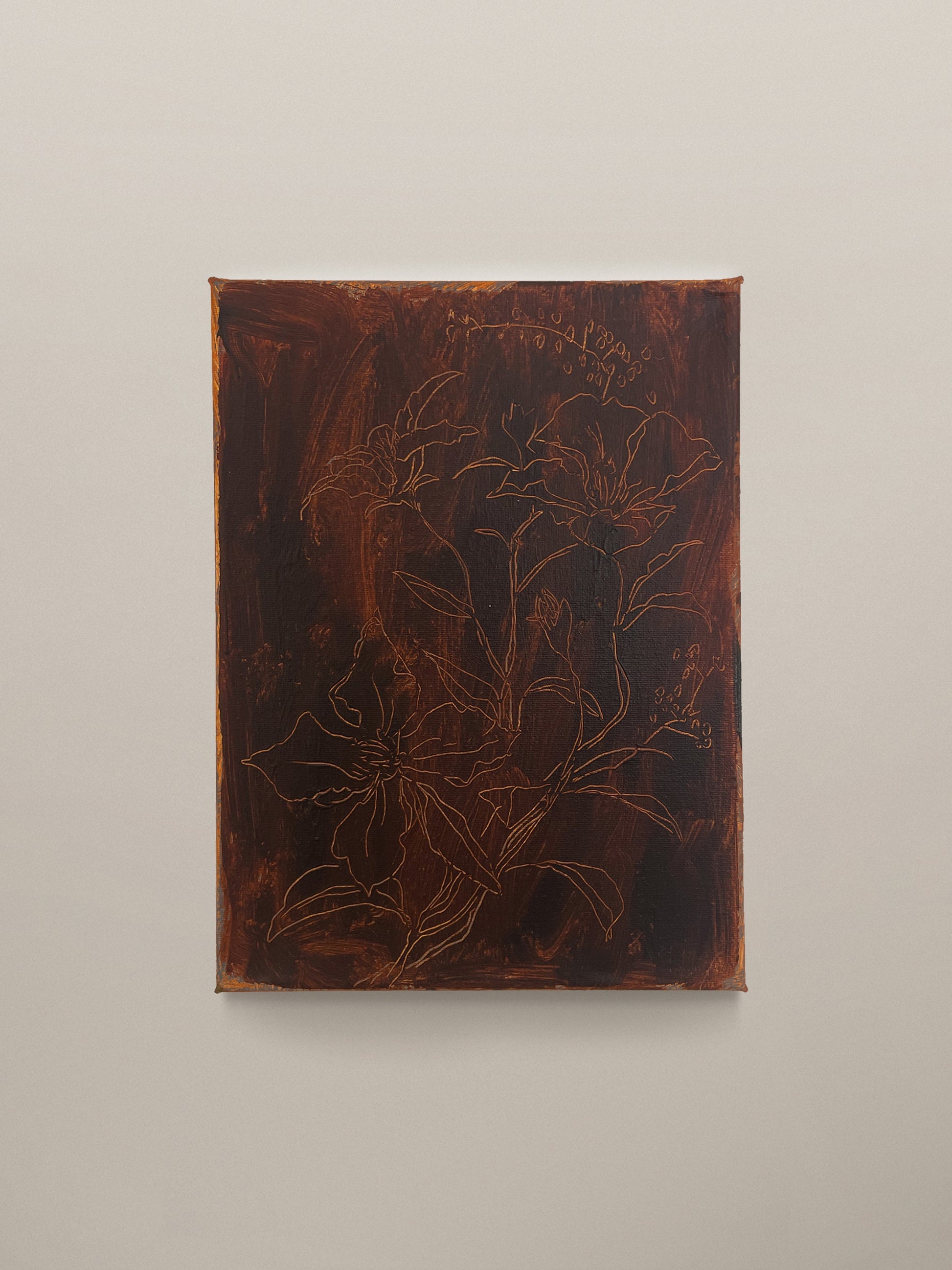 Sgraffito in Umber, 2025 Artwork