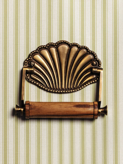 Shell Brass Toilet Roll Holder Hardware