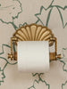 Shell Brass Toilet Roll Holder Bath