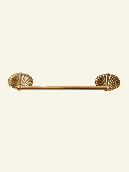 Shell Brass Towel Rack Bath