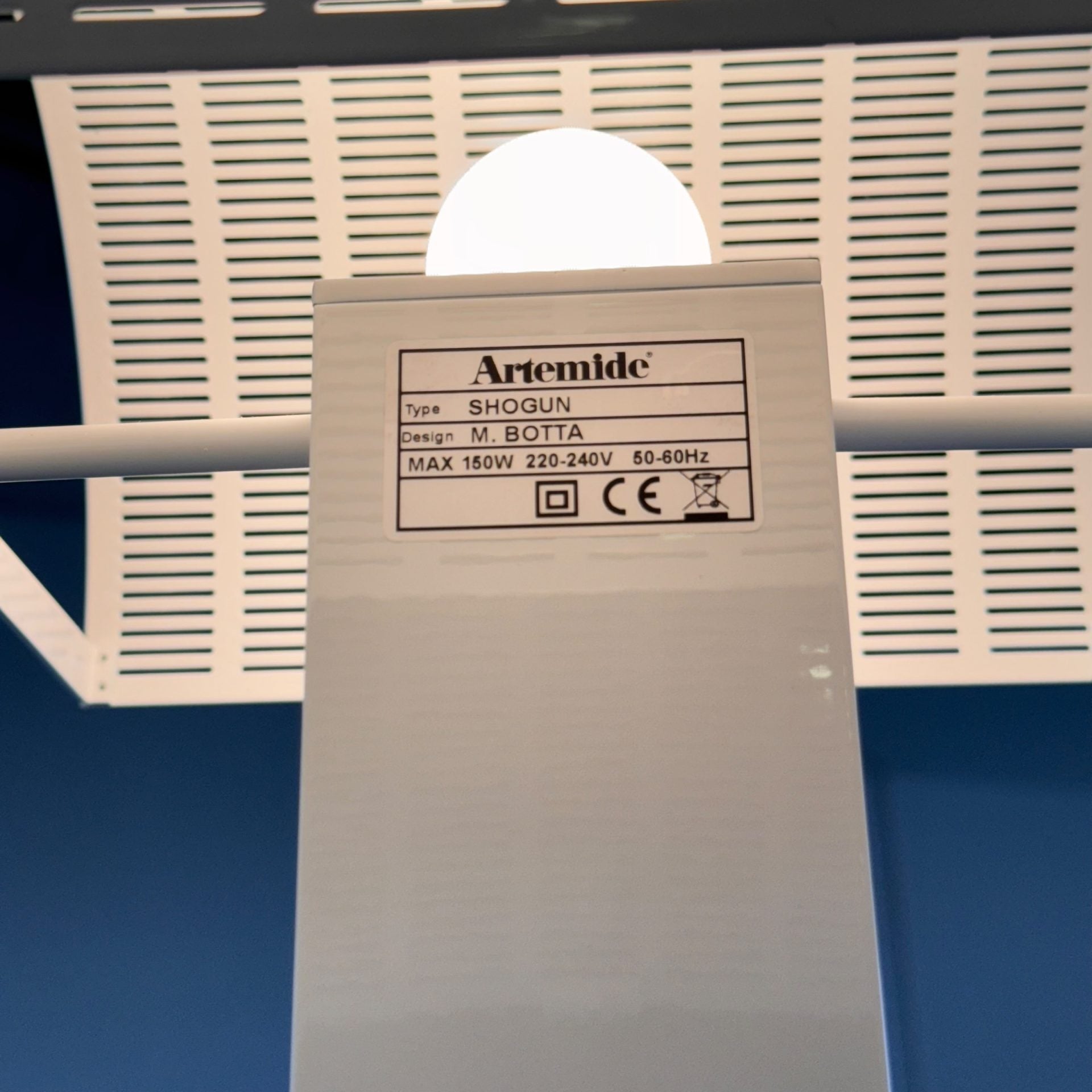 "Shogun" Table Lamp by Mario Botta for Artemide, Italy, 1986 Table Lamps