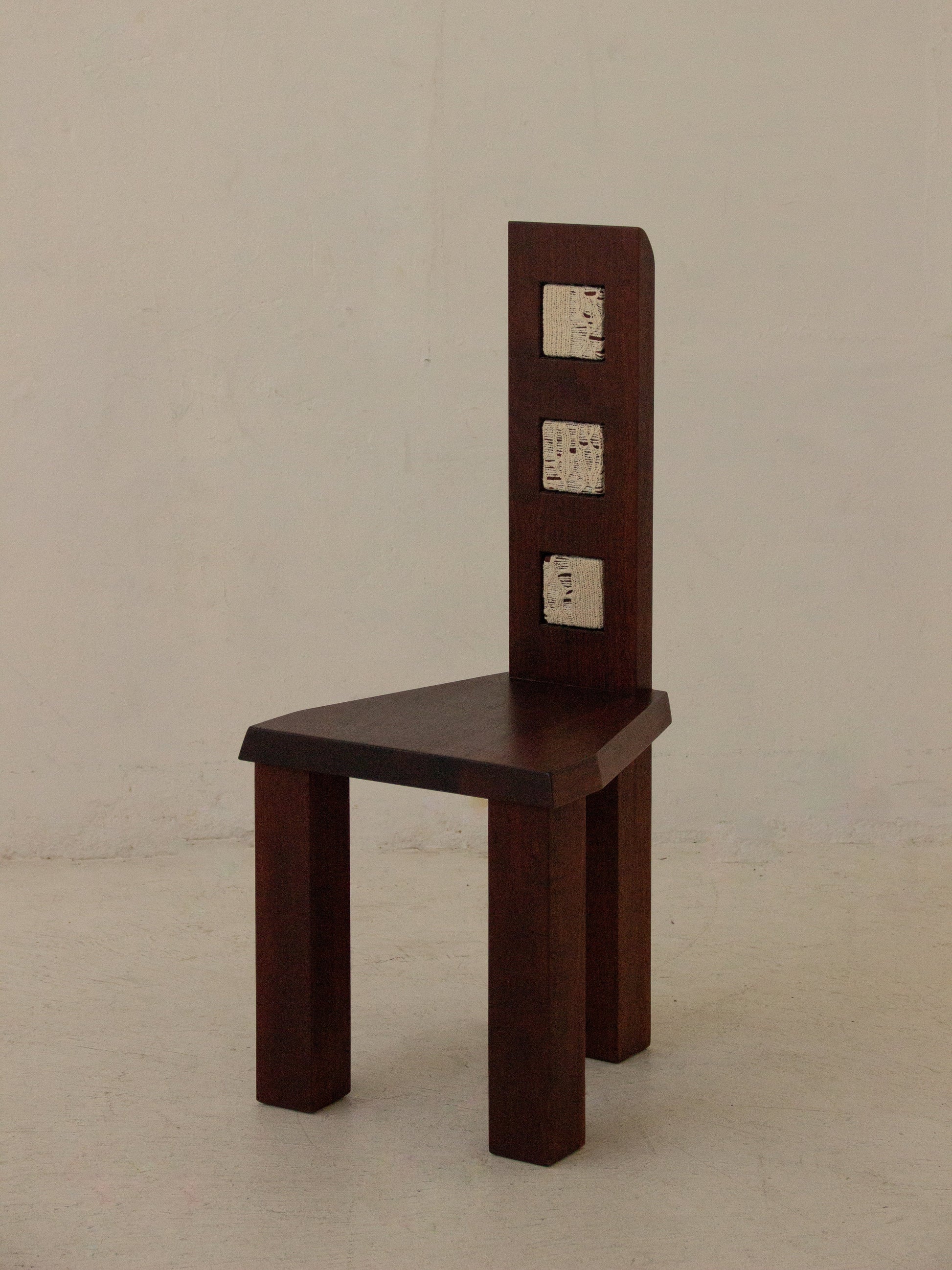 Side Chair with Knit by Curtis Bloxsidge Dining Chairs