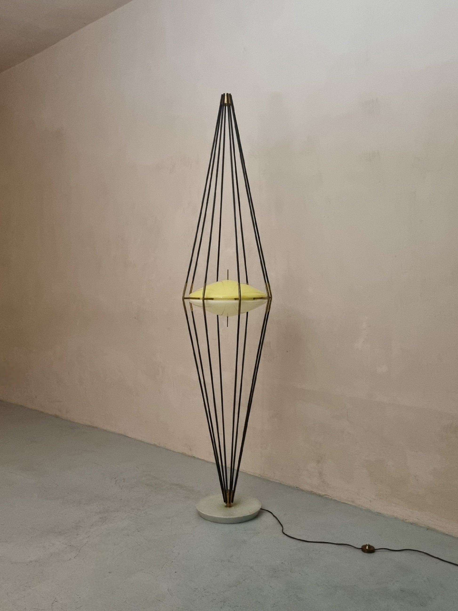 Siluro Floor Lamp by Angelo Lelii for Arredoluce, 1957 Floor Lamps