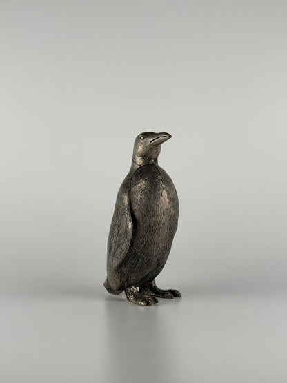 Silver-Plated Penguin Sculpture by Gucci, Italy, 1970s Sculptures
