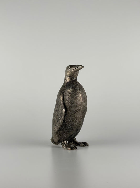 Silver-Plated Penguin Sculpture by Gucci, Italy, 1970s Sculptures