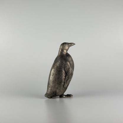 Silver-Plated Penguin Sculpture by Gucci, Italy, 1970s Sculptures