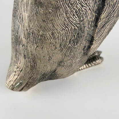 Silver-Plated Penguin Sculpture by Gucci, Italy, 1970s Sculptures