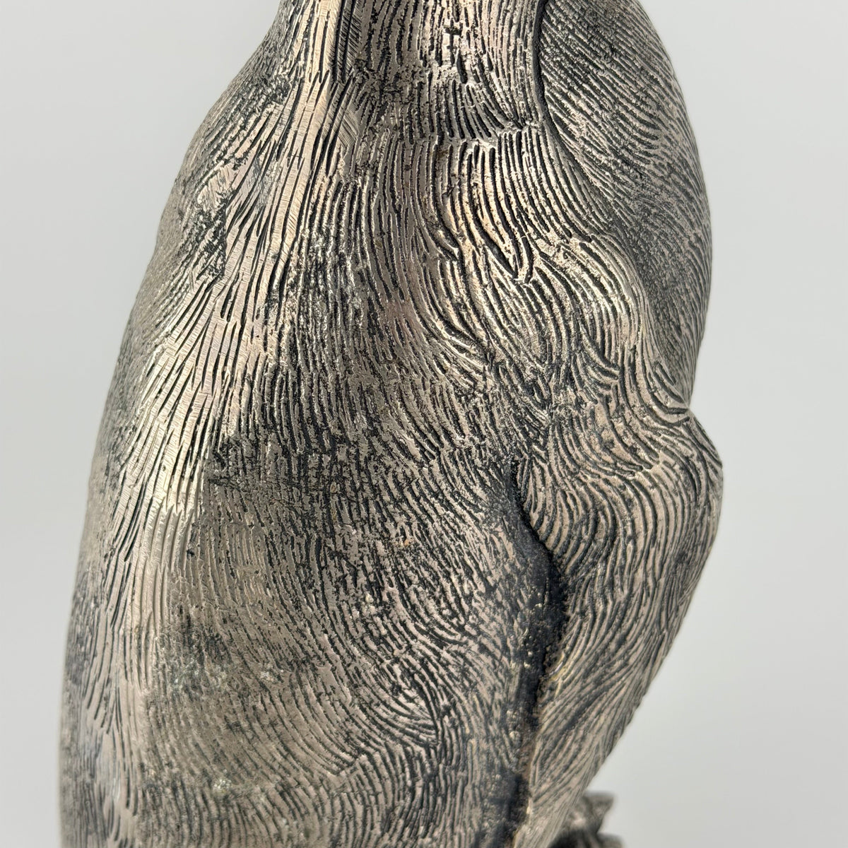 Silver-Plated Penguin Sculpture by Gucci, Italy, 1970s Sculptures