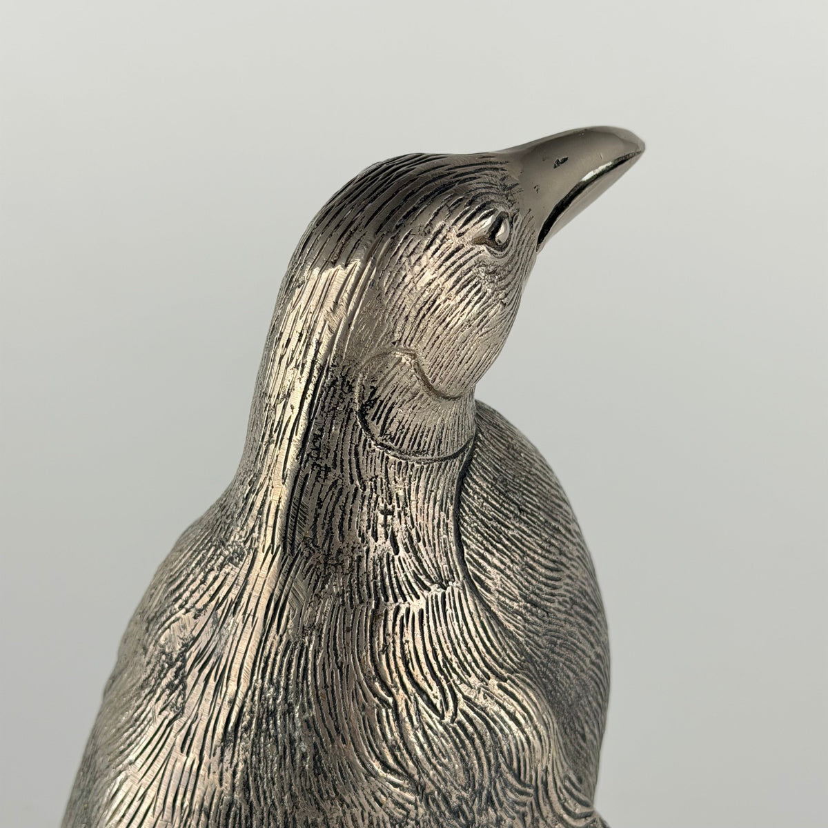 Silver-Plated Penguin Sculpture by Gucci, Italy, 1970s Sculptures