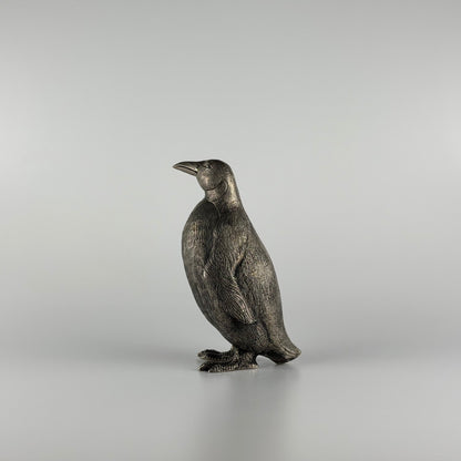 Silver-Plated Penguin Sculpture by Gucci, Italy, 1970s Sculptures