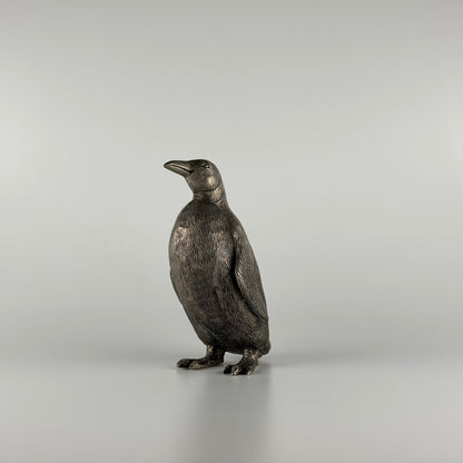 Silver-Plated Penguin Sculpture by Gucci, Italy, 1970s Sculptures