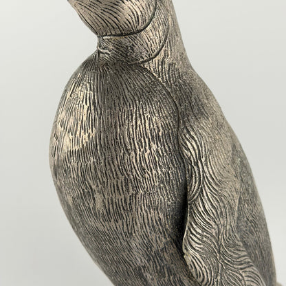 Silver-Plated Penguin Sculpture by Gucci, Italy, 1970s Sculptures
