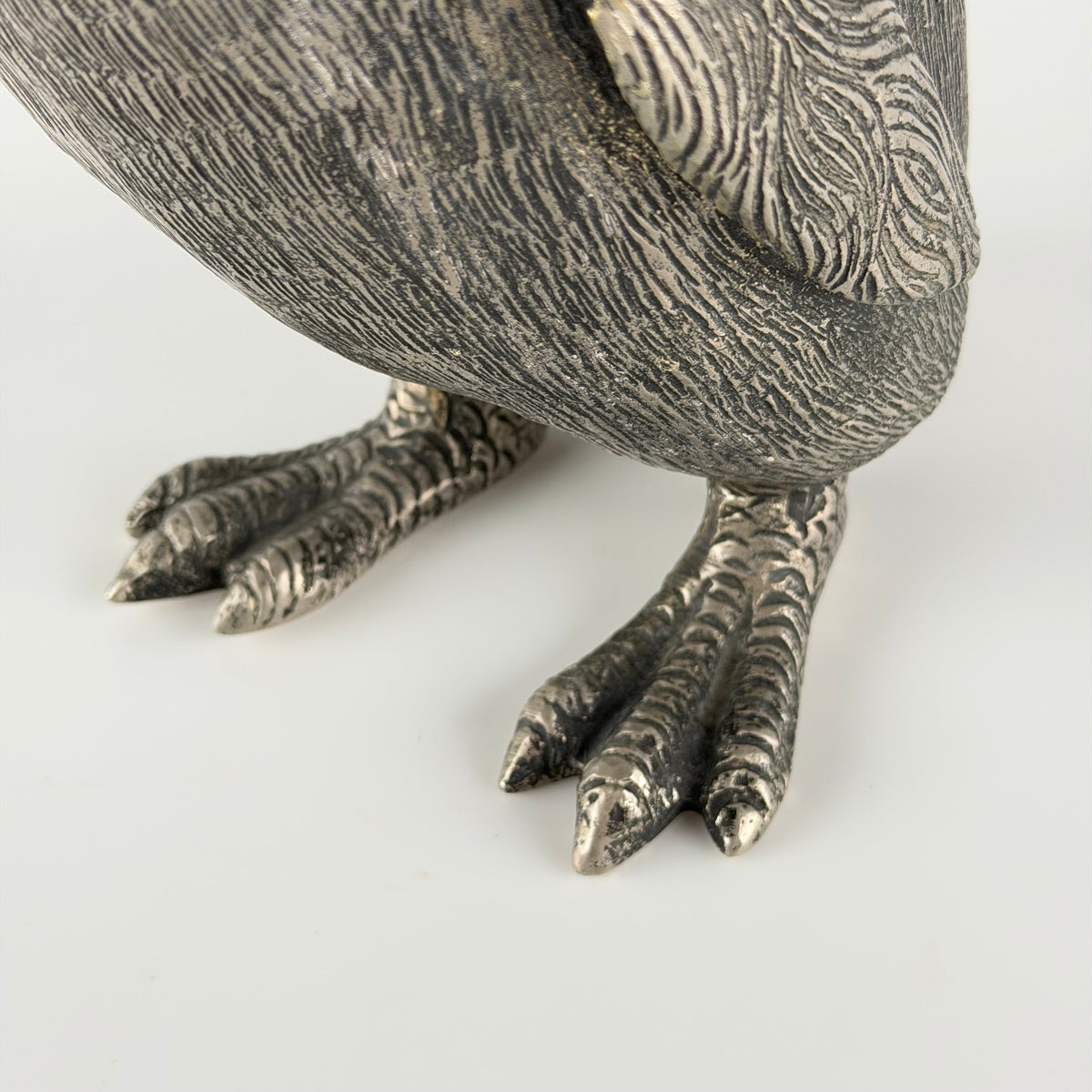 Silver-Plated Penguin Sculpture by Gucci, Italy, 1970s Sculptures
