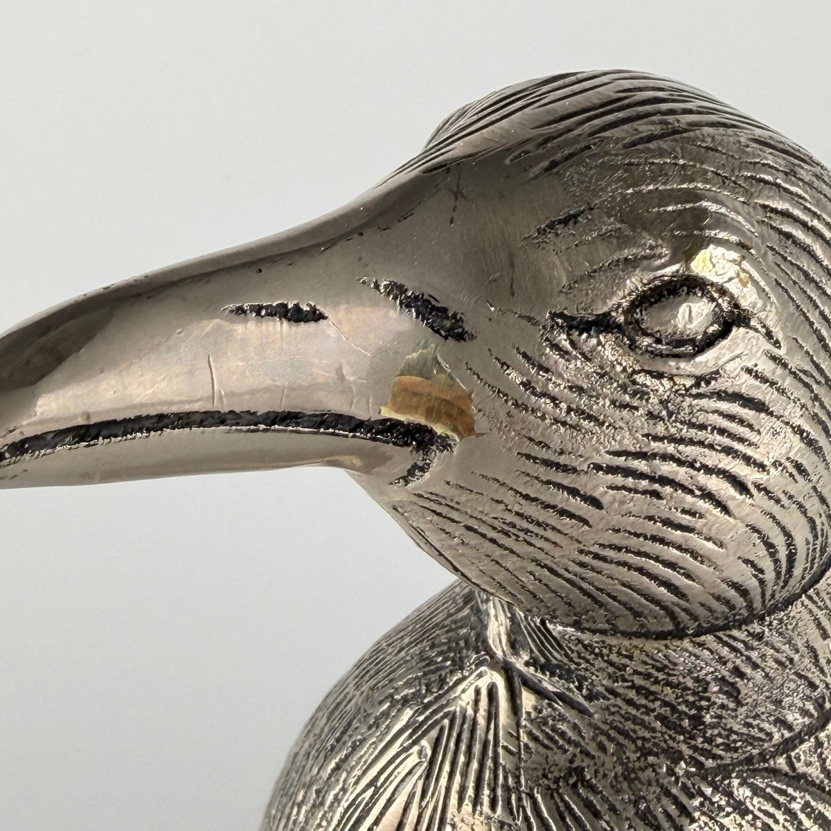 Silver-Plated Penguin Sculpture by Gucci, Italy, 1970s Sculptures