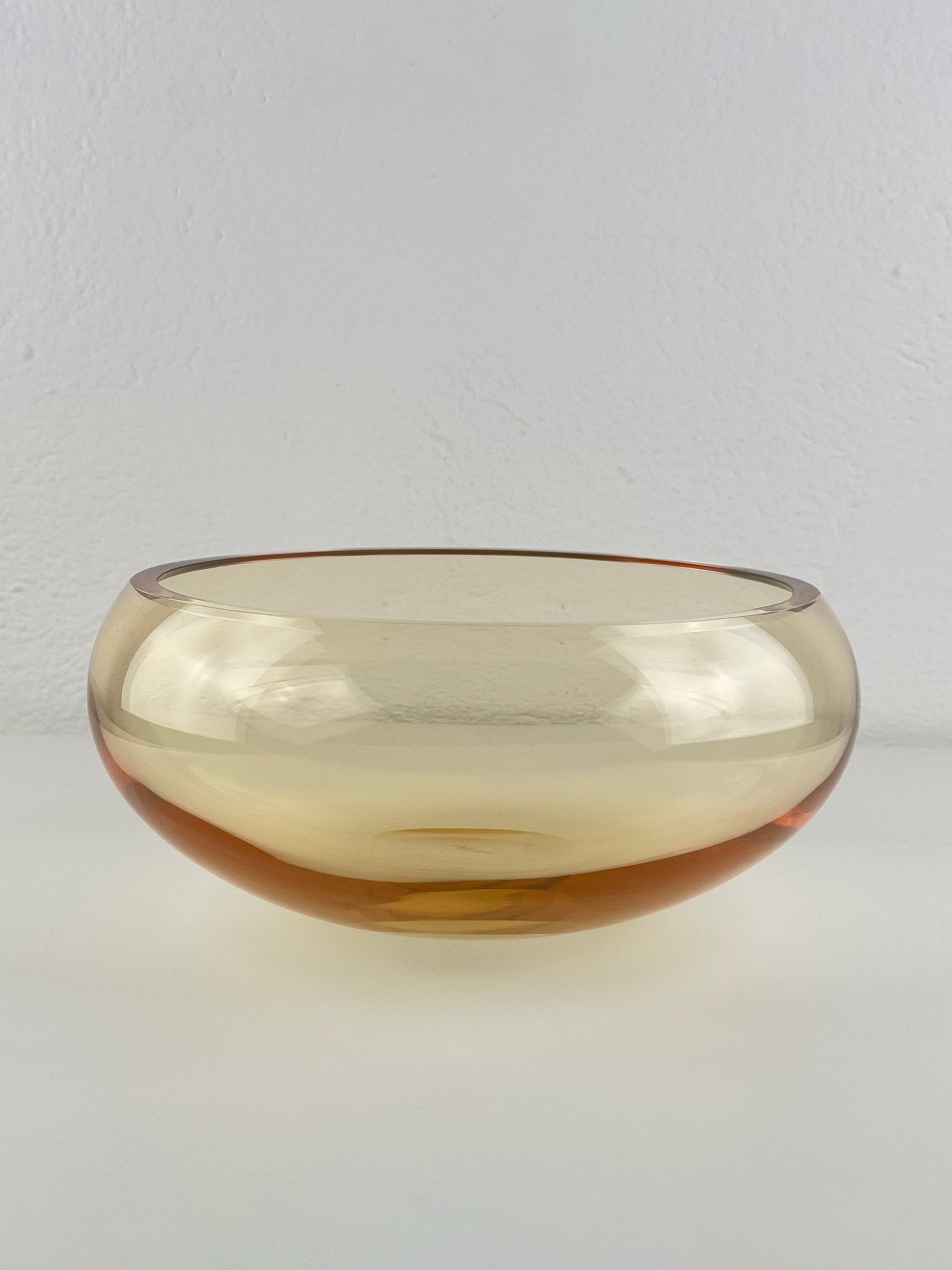 Simone Cenedese, Large Sculptural Murano Glass Bowl, Italy, 1980s Bowls