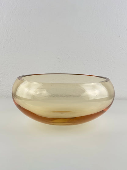 Simone Cenedese, Large Sculptural Murano Glass Bowl, Italy, 1980s Bowls