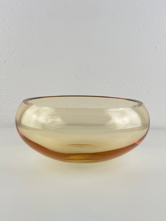 Simone Cenedese, Large Sculptural Murano Glass Bowl, Italy, 1980s Bowls