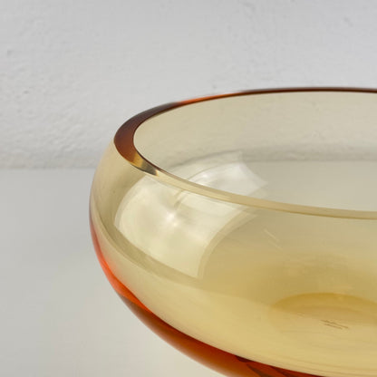 Simone Cenedese, Large Sculptural Murano Glass Bowl, Italy, 1980s Bowls
