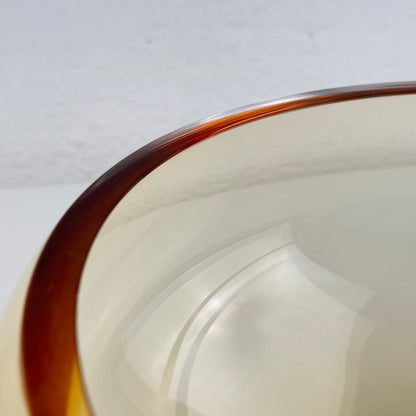Simone Cenedese, Large Sculptural Murano Glass Bowl, Italy, 1980s Bowls