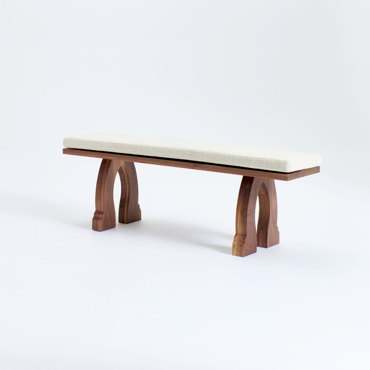 Sintra Bench in Walnut with Cushion Benches