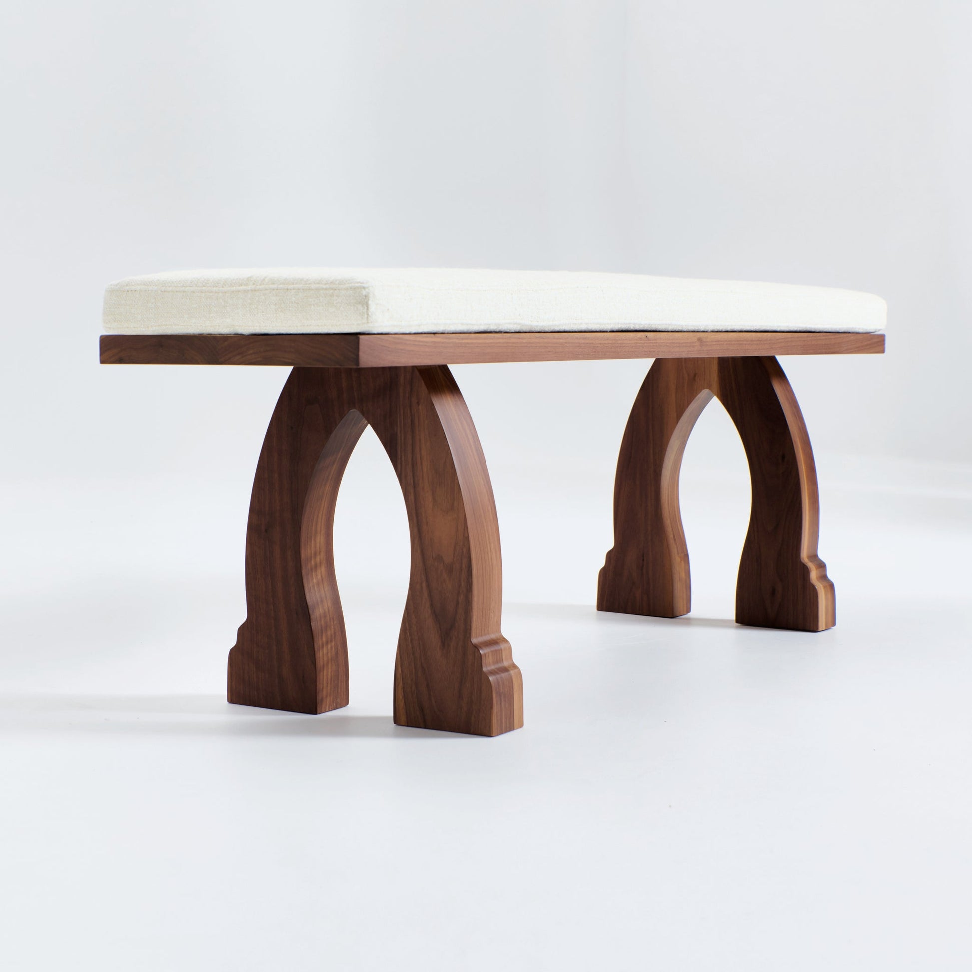 Sintra Bench in Walnut with Cushion Benches