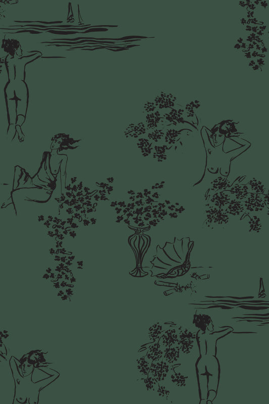 Sisters Wallpaper in Mountain View by Papier