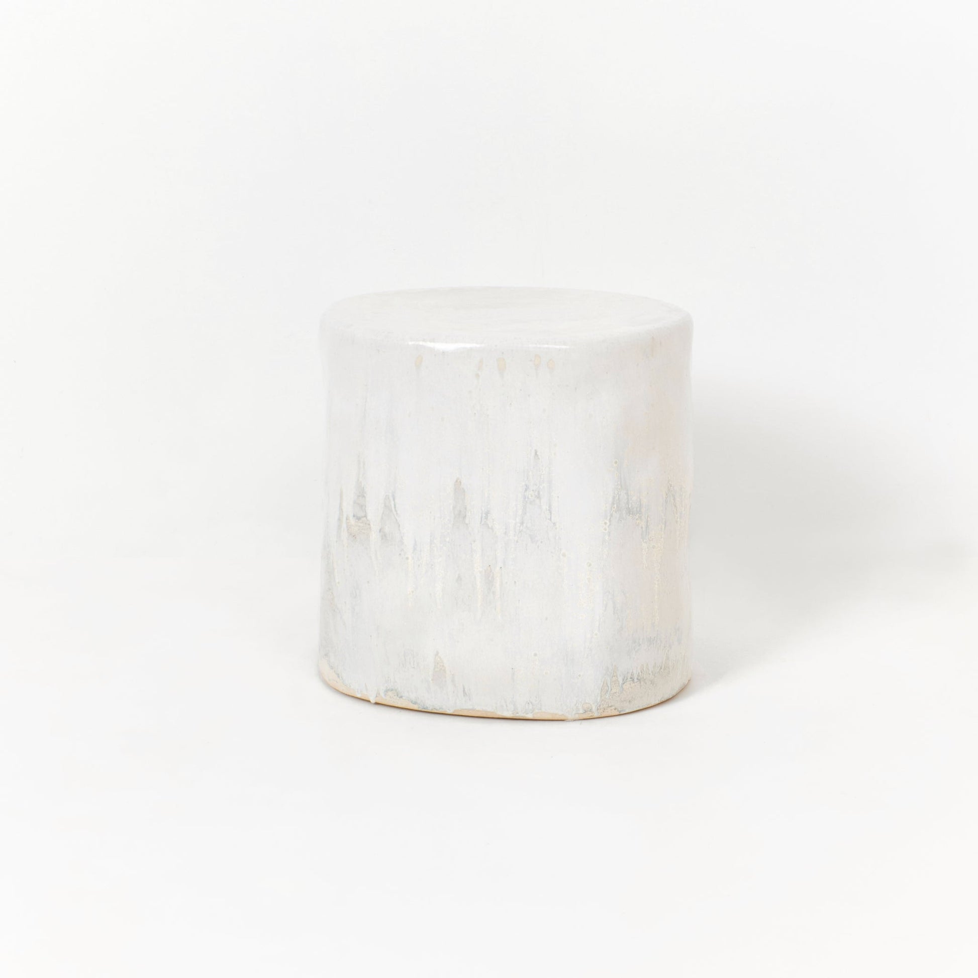 Small Ceramic Side Table in Roquefort End Tables