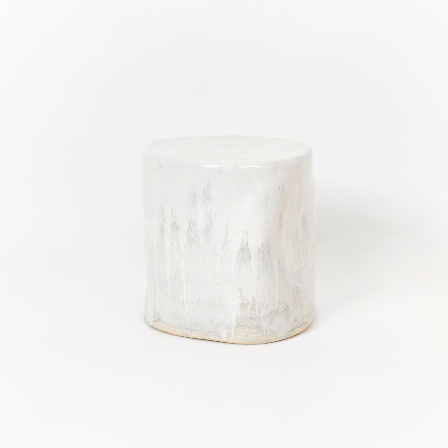 Small Ceramic Side Table in Roquefort End Tables