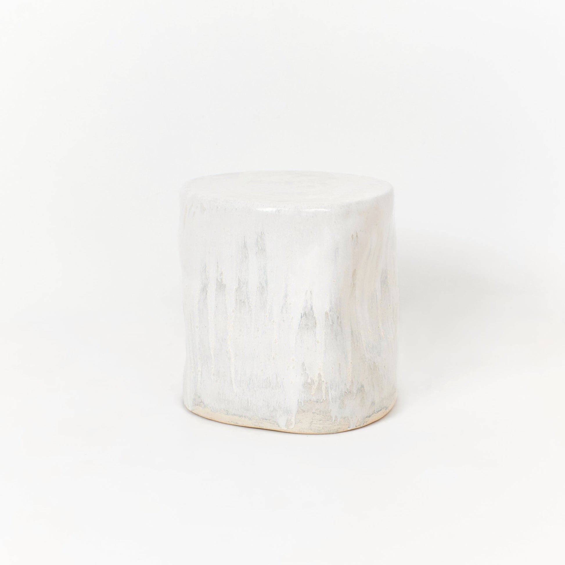 Small Ceramic Side Table in Roquefort End Tables