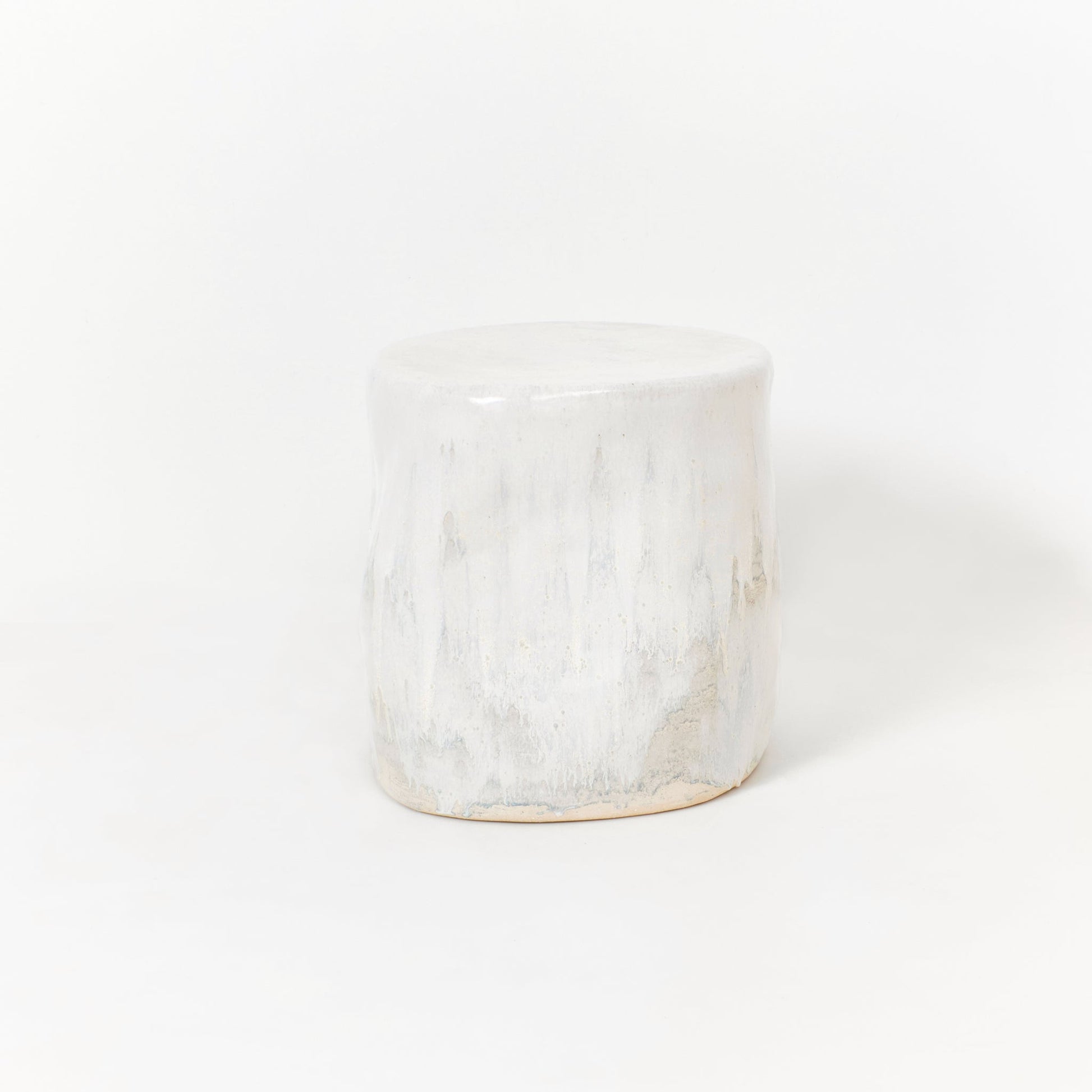 Small Ceramic Side Table in Roquefort End Tables